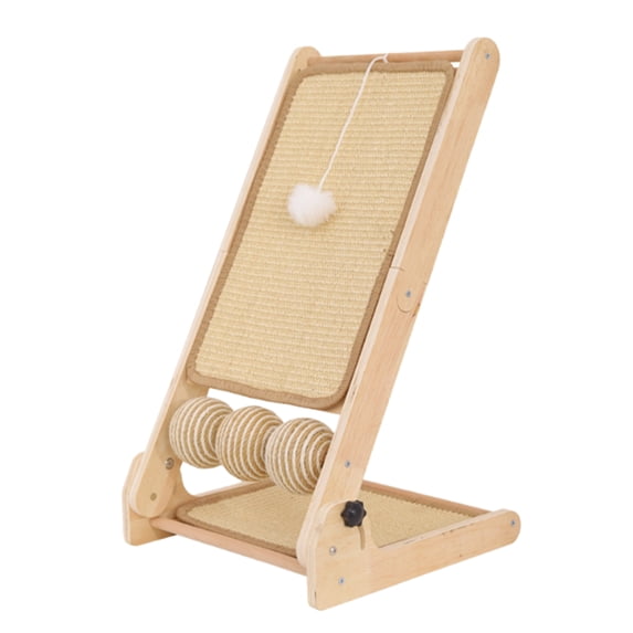 Sisal Adjustable Cat Scratch Ramp for Indoor Cats - 25.6 Inch Cat ...