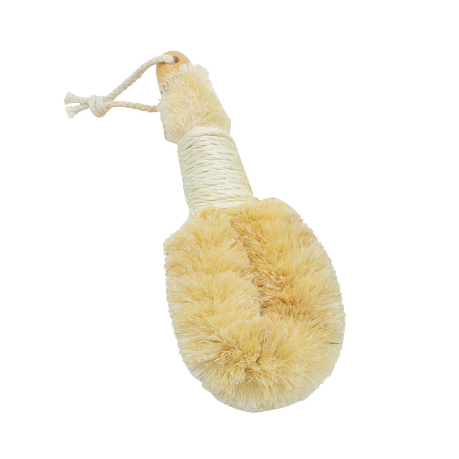 Sisal Brush Body Care Shower Brushing Wear Scrubbing Tool Clean Bath