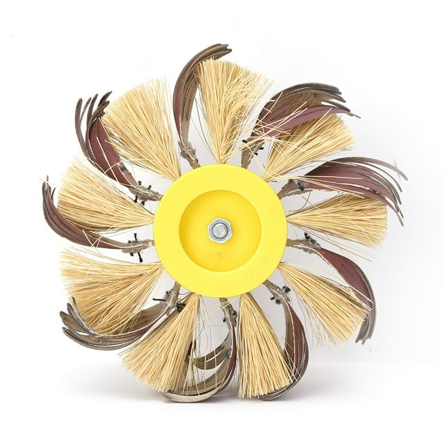 Sisal Buffing Wheel Manual Electric Drill Sisal Emery Cloth Polishing