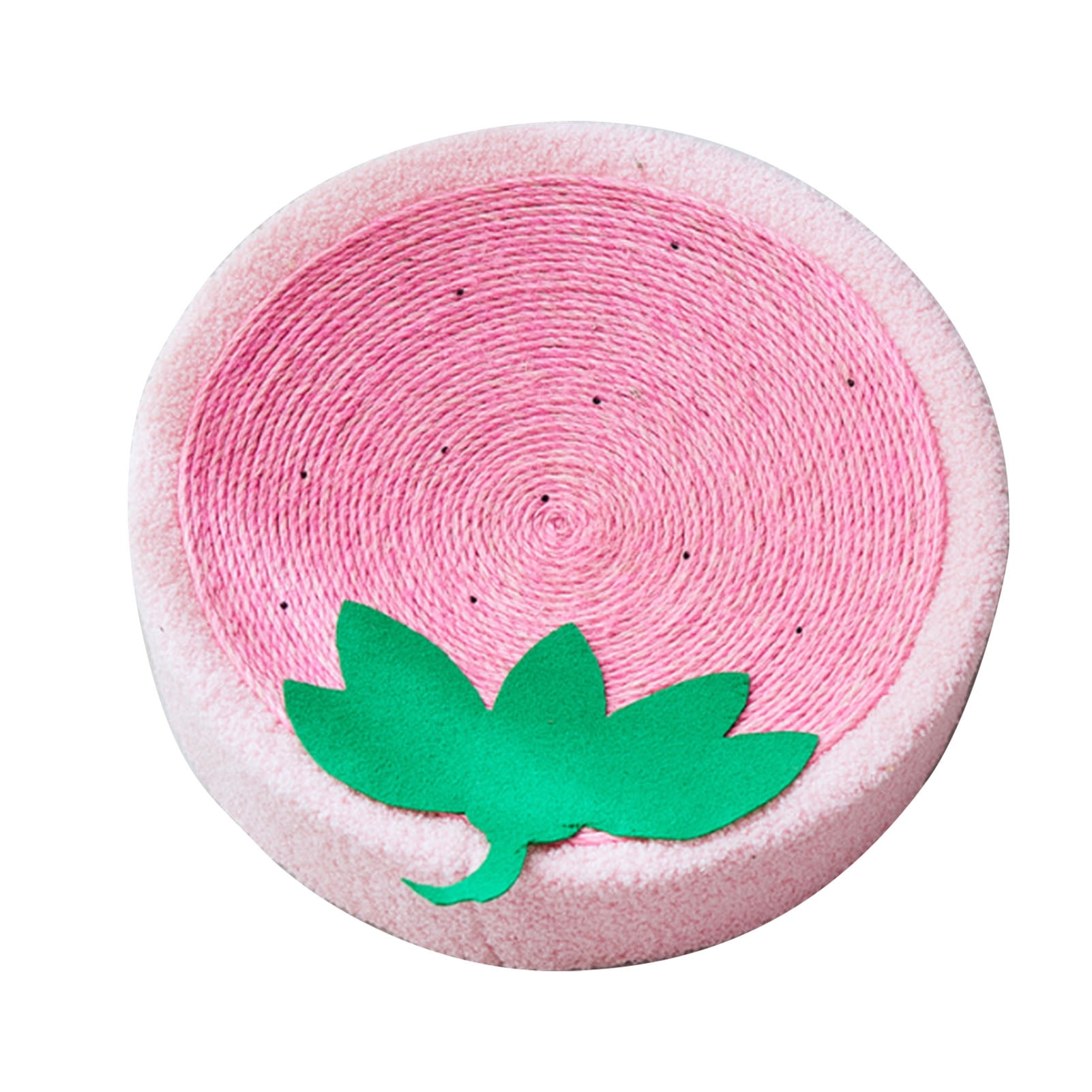 Sisal Cat Scratcher Lounge Bed Round Shape for Claw Sharpening and