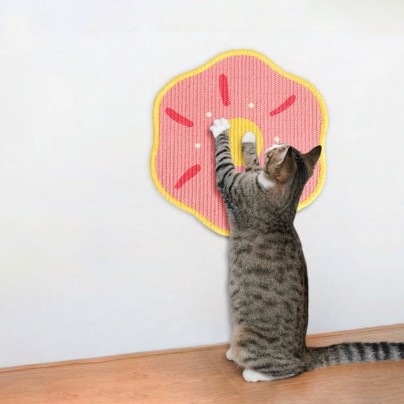 Sisal Cat Scratching Mat Furniture Walls Couches Cabinets Doors And Carpet From Cat Shedding With Secure Hook Loop Fastener For Indoor Pet Use