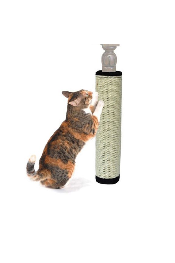 Sisal Cat Scratching Post Toy For Cats Catnip Tower Climbing Tree Cat Scratch Pad Board Protecting Furniture Foot Natural