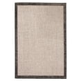 thumbnail image 1 of Sisal Classic Silver/Black Polypropylene Rug 5'3" x 7'7", 1 of 1