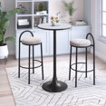 thumbnail image 1 of Sisal Barstool Beige Tweed Barstool, Modern Style, Soft chenille fabric, Plywood, Indoor Bar, 1 of 5
