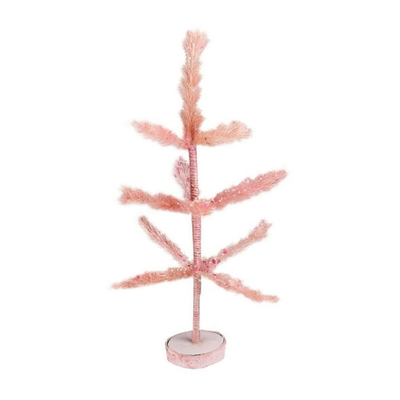 Northlight 19" Unlit Artificial Easter Tree Pastel Pink Sisal Pine