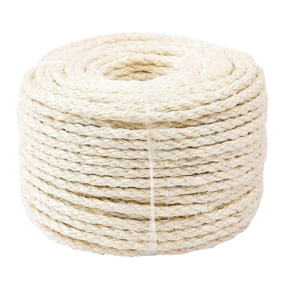 Sisal Rope Cat Decoration DIY Scratch Home Garden Accessory for Patio Trim Tool, Beige