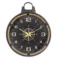 thumbnail image 1 of Sisal Rope Style Metal Wall Clock by Peterson Housewares  Artwares, 1 of 3