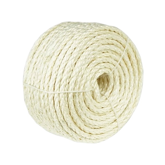 Sisal Rope for Post Maintenance and Toy Enhancement Tasks