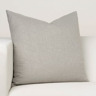Oversized Quilted Solid Square Pillow Chambray - Threshold™