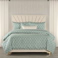 thumbnail image 1 of Siscovers The Great Gatsby At The Gate Art Deco Duvet & Insert Set Sea Blue Full 6 Piece, 1 of 5