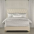 thumbnail image 1 of Siscovers The Great Gatsby Full Swing Textured Bed Cap Comforter Set with Sewn Corners Silver - Full, 1 of 5