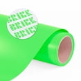 thumbnail image 1 of Siser Brick 600 Heat Transfer Vinyl, 11.8" x 15FT Roll Fluorescent Green - Compatible with Siser Romeo/Juliet & Other Professional or Craft Cutters - 3D HTV - CPSIA Certified, 1 of 10