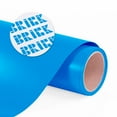 thumbnail image 1 of Siser Brick 600 Heat Transfer Vinyl, 11.8" x 1FT Sheet Fluorescent Blue - Compatible with Siser Romeo/Juliet & Other Professional or Craft Cutters - 3D HTV - CPSIA Certified, 1 of 10