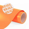 thumbnail image 1 of Siser Brick 600 Heat Transfer Vinyl, 11.8" x 1FT Sheet Fluorescent Orange - Compatible with Siser Romeo/Juliet & Other Professional or Craft Cutters - 3D HTV - CPSIA Certified, 1 of 10