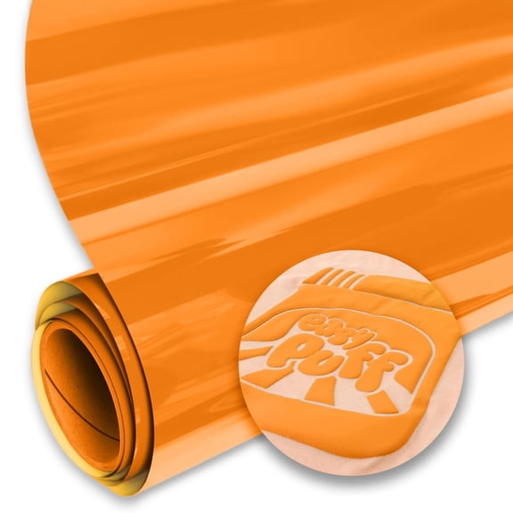 Siser Easy Puff HTV 11.8"x50yd - Puffy Heat Transfer Vinyl Yellow - Compatible with Siser, Cricut, and Silhouette Cutters  CPSIA Certified