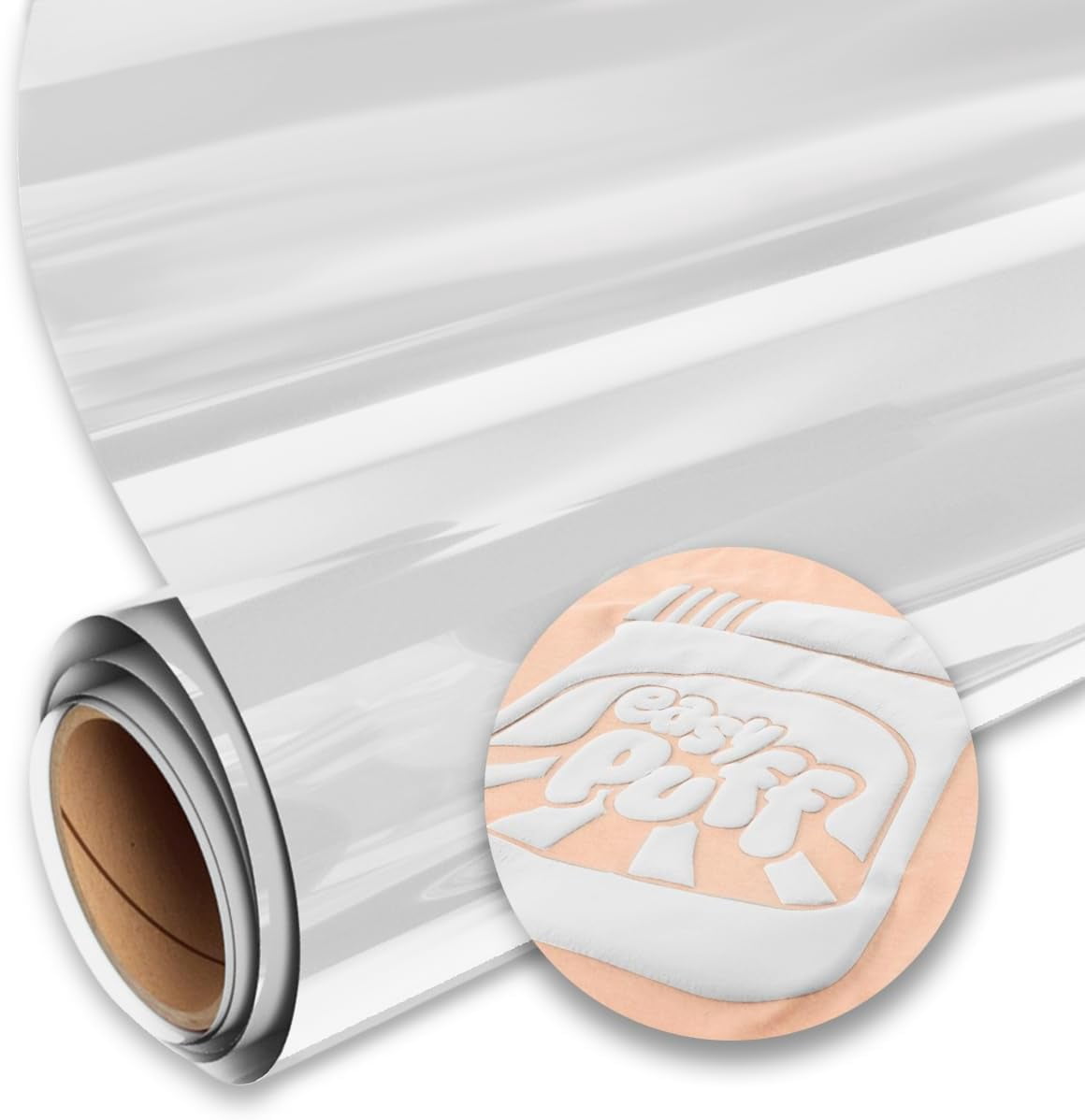 Siser Easy Puff HTV 11.8"x5ft Puffy Heat Transfer Vinyl (White