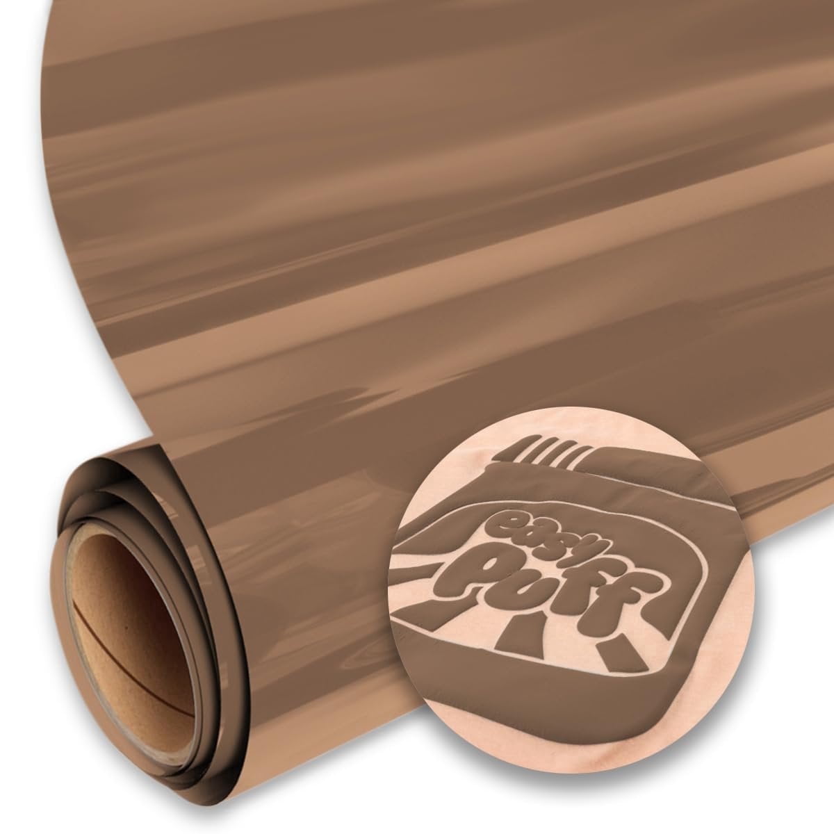 Siser Easy Puff HTV 11.8"x5yd - Puffy Heat Transfer Vinyl Camel - Compatible with Siser, Cricut, and Silhouette Cutters CPSIA Certified