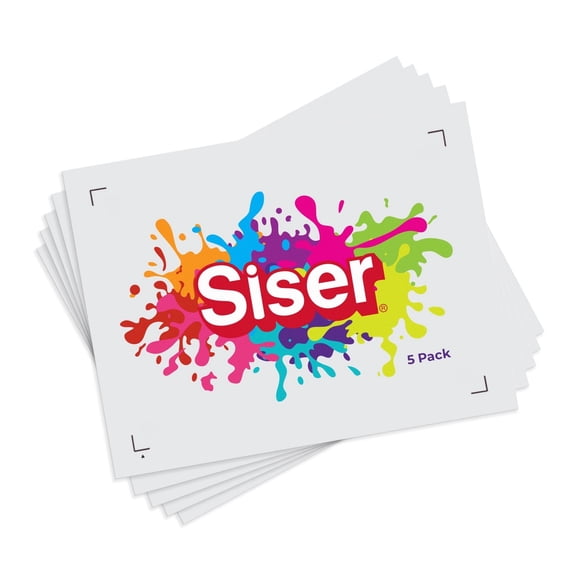 Siser EasyColor DTV 5 PACK - 8.4" x 11" Sheets