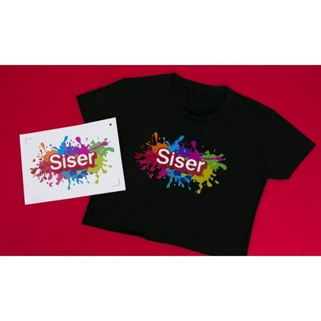 Siser EasyColor DTV Inkjet Printable Heat Transfer Craft Vinyl 8.4" x 11" - 50 Sheets