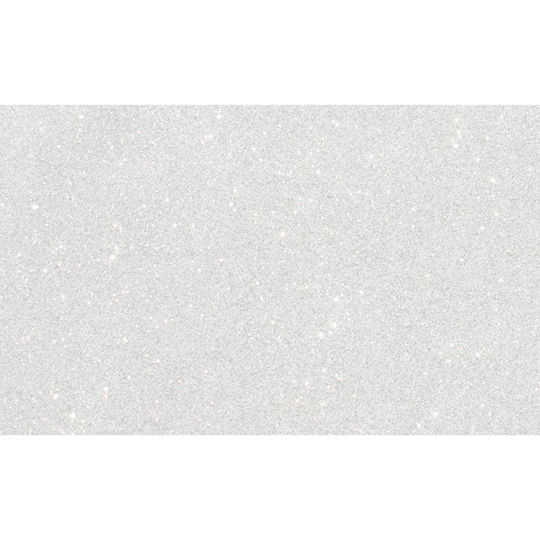 Siser EasyPSV Glitter Permanent Self Adhesive Craft Vinyl - 12x12 Inch Sheets, 3 Pack Diamond Silver 4 thumbnail image