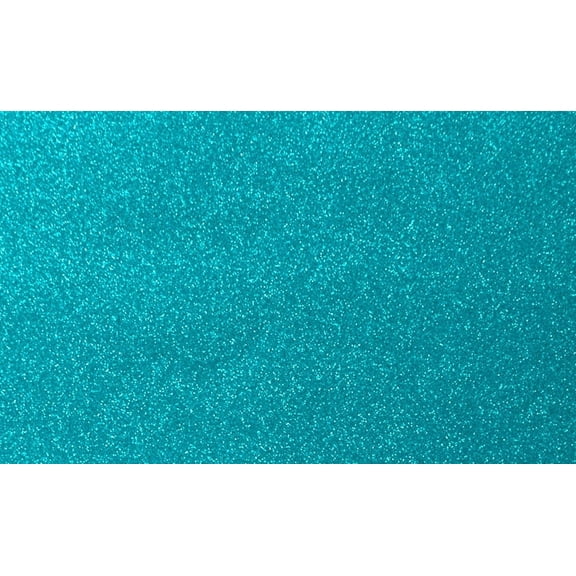 Siser EasyPSV™ Glitter Permanent Self Adhesive Craft Vinyl 12" x 12" 100 PreCut Sheets - Sparkling Aqua