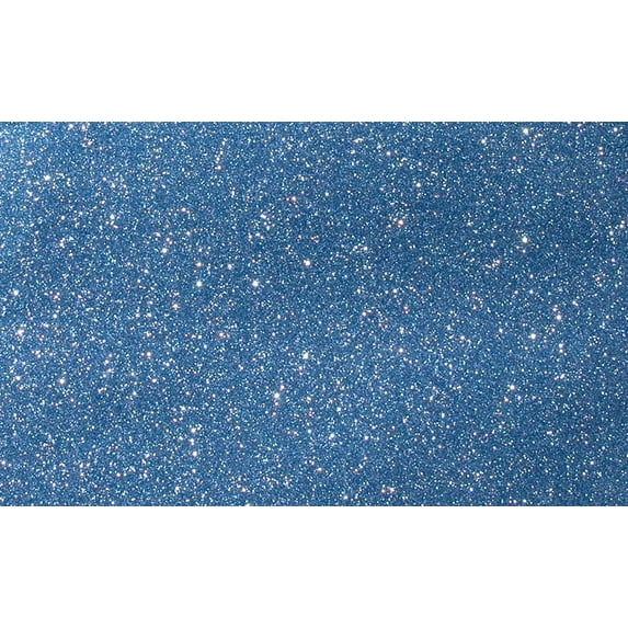 Siser EasyPSV™ Glitter Permanent Self Adhesive Craft Vinyl 12" x 3ft (1 Yard) Roll - Azurite