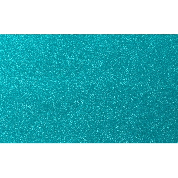 Siser EasyPSV™ Glitter Permanent Self Adhesive Craft Vinyl 12" x 3ft (1 Yard) Roll - Sparkling Aqua