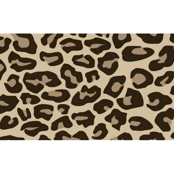Siser EasyPSV™ Patterns Self Adhesive Permanent Craft Vinyl 12" x 15ft (5 Yards) Roll - Leopard Tan