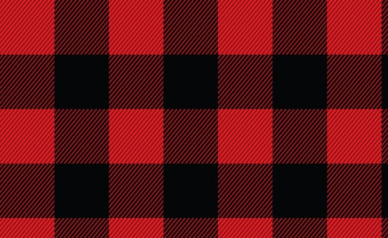 Siser EasyPSV™ Patterns Self Adhesive Permanent Craft Vinyl 12" x 30ft (10 Yards) Roll - Buffalo Plaid Red
