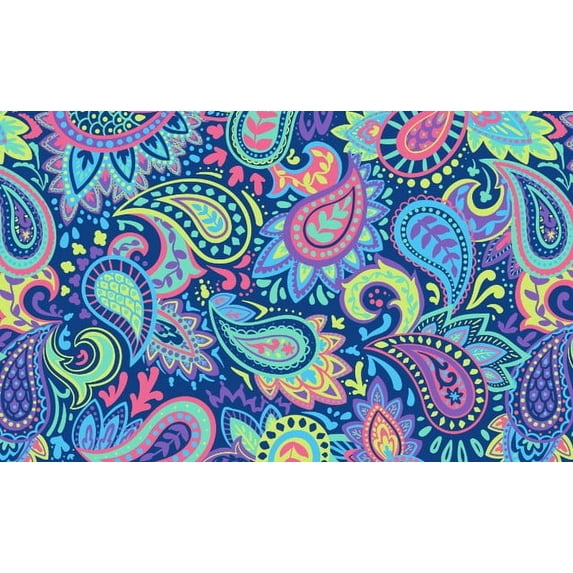 Siser EasyPSV™ Patterns Self Adhesive Permanent Craft Vinyl 12" x 5ft Roll - Paisley Party