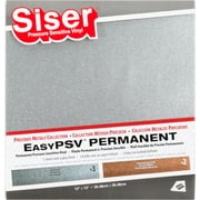 Siser EasyPSV Permanent Glitter Vinyl 12"X12" 5/Pkg-Precious Metals