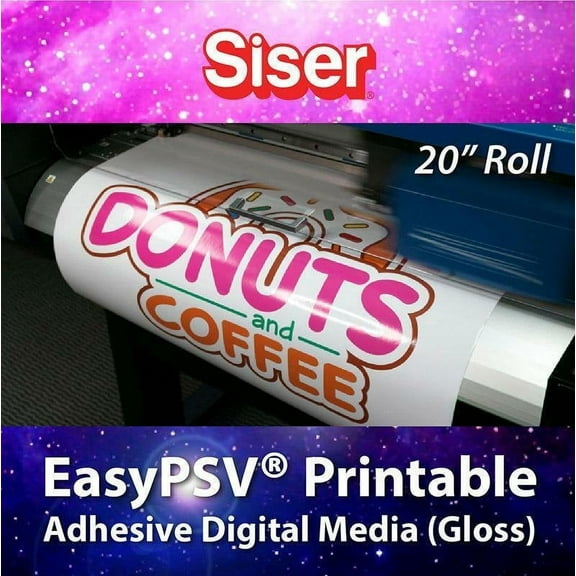 Siser EasyPSV Printable 20" Roll Yard FREE SHIPPING Create custom designs