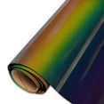 thumbnail image 1 of Siser EasyReflective Heat Transfer Vinyl, 11.8" x 12" Sheet Rainbow Black - Compatible with Siser Romeo/Juliet & Other Professional or Craft Cutters - Nylon Compatible - CPSIA Certified, 1 of 4