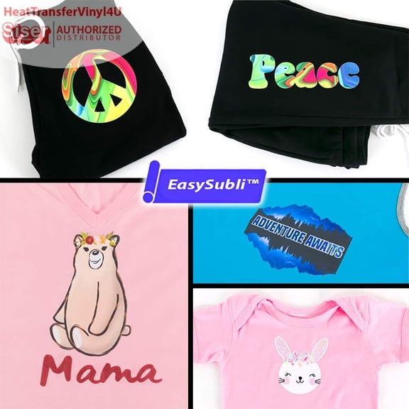 Siser EasySubli 8.4" x 11" Transfer Paper for Cotton Blends (15 Sheets)