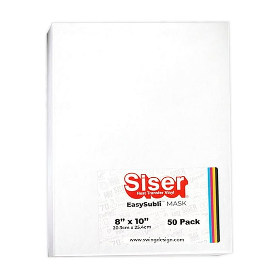 Siser EasySubli Heat Resistant Transfer Tape 8" x 10"  50 Pack