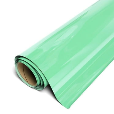 Siser EasyWeed EcoStretch Heat Transfer Vinyl, 11.8" x 12" Sheet Sweet Mint - Compatible with Siser, Cricut, Silhouette and Other Professional/Craft Cutters - CPSIA Certified