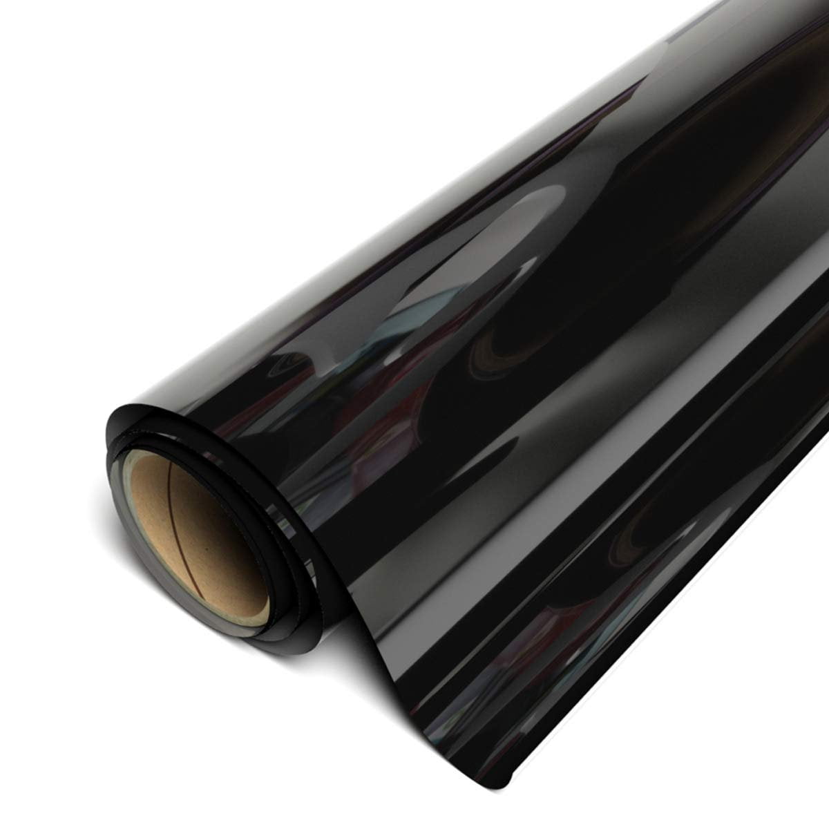 Siser EasyWeed EcoStretch Heat Transfer Vinyl, 19.66" x 1yd Roll Black - Compatible with Siser, Cricut, Silhouette and Other Professional/Craft Cutters - CPSIA Certified