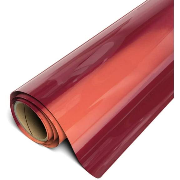 Siser EasyWeed Electric HTV Iron On Heat Transfer Vinyl 12" x 20ft Roll - Cranberry Red