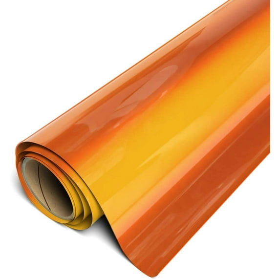 Siser EasyWeed Electric HTV Iron On Heat Transfer Vinyl 12" x 3ft (1 Yard) Roll - Orange