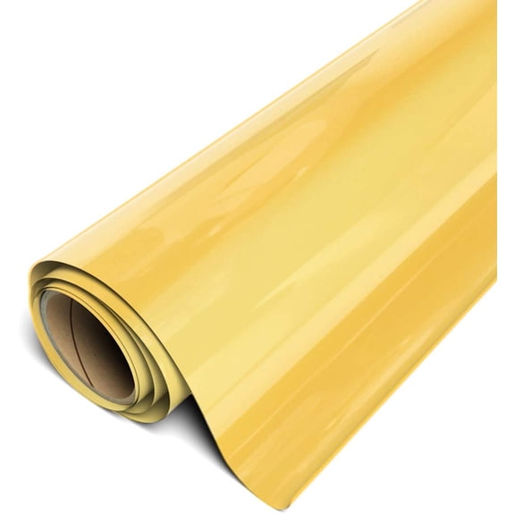Siser EasyWeed Electric HTV Iron On Heat Transfer Vinyl 15" x 150ft (50 Yards) Roll - Yellow