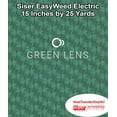 thumbnail image 1 of Siser EasyWeed Electric Iron on Heat Transfer Vinyl - 15 Inches by 25 Yards Green Lens Compatible with Siser Romeo/Juliet & Other Professional or Craft Cutters - Layerable - CPSIA Certified, 1 of 7
