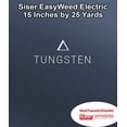 thumbnail image 1 of Siser EasyWeed Electric Iron on Heat Transfer Vinyl - 15 Inches by 25 Yards Tungsten Compatible with Siser Romeo/Juliet & Other Professional or Craft Cutters - Layerable - CPSIA Certified, 1 of 7