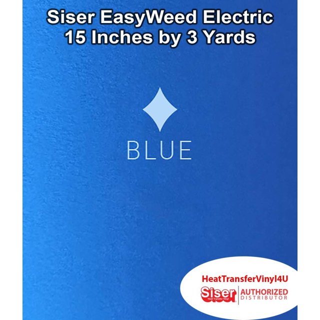 Siser EasyWeed Electric Iron on Heat Transfer Vinyl 15 Inches by 3