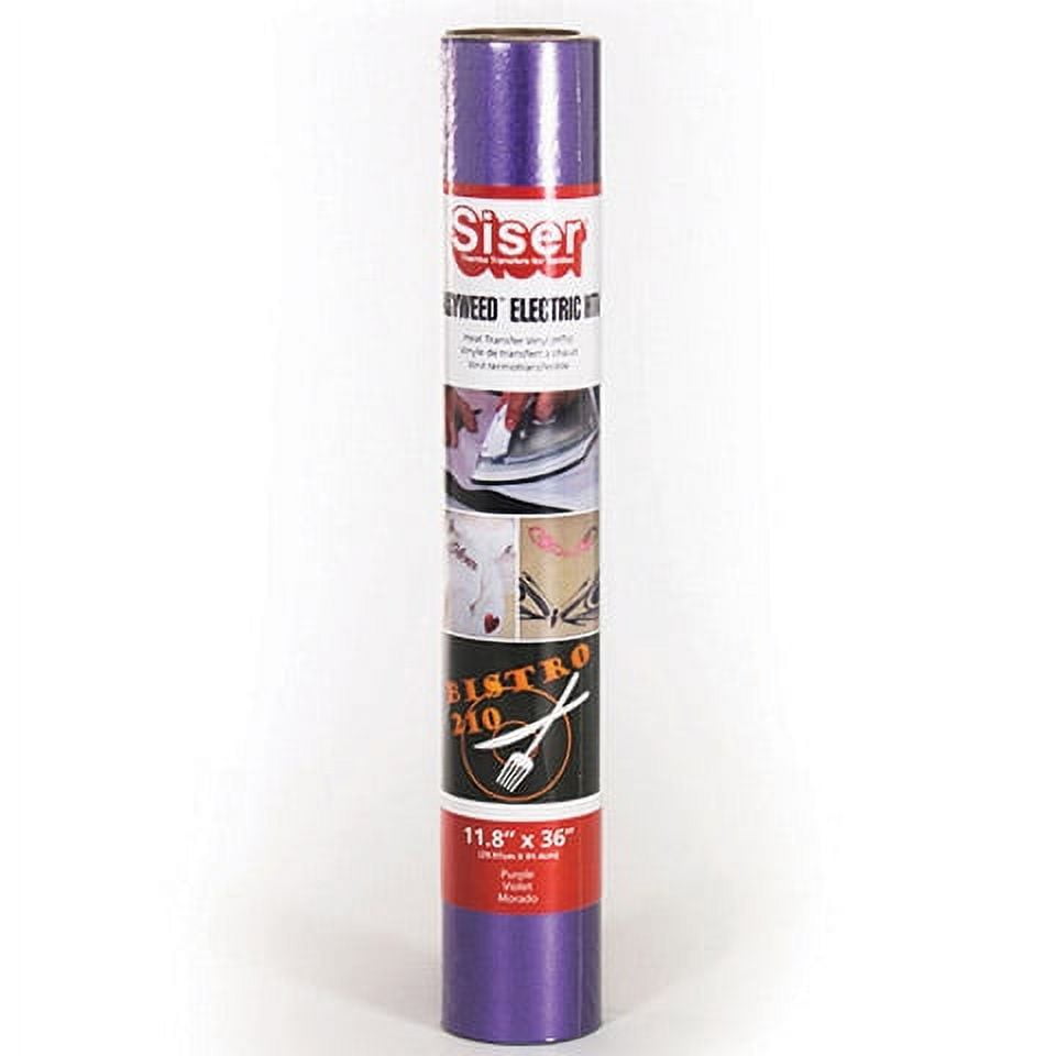 Siser EasyWeed Electric Purple Heat Transfer Vinyl, 11.8 x 36 inches
