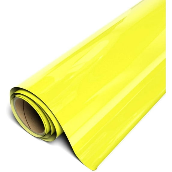 Siser EasyWeed HTV Iron On Heat Transfer Vinyl 12" x 150ft (50 Yards) Roll - Lemon
