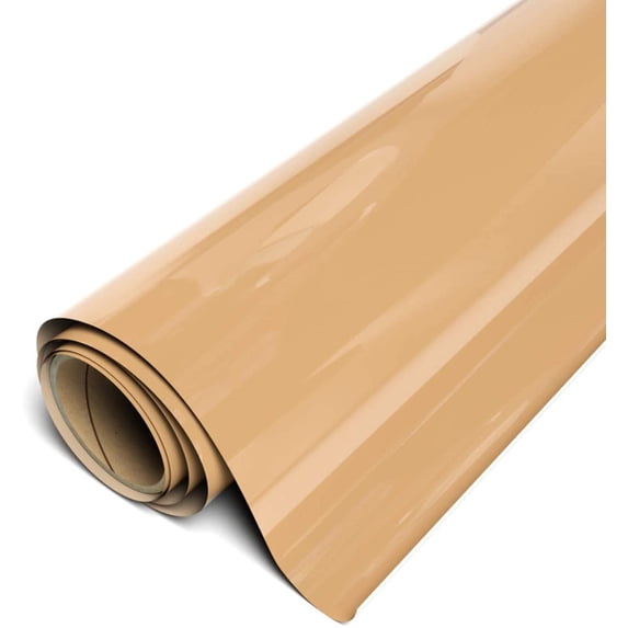 Siser EasyWeed HTV Iron On Heat Transfer Vinyl 12" x 150ft (50 Yards) Roll - Tan