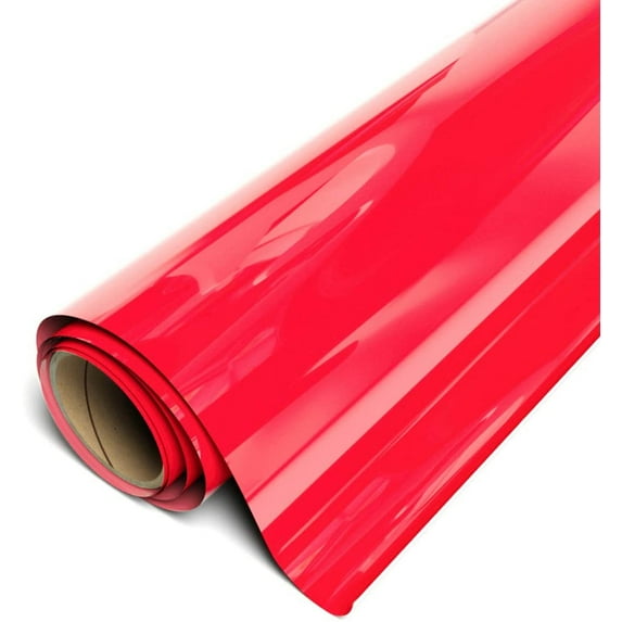 Siser EasyWeed HTV Iron On Heat Transfer Vinyl 12" x 15ft (5 Yards) Roll - Fluorescent Coral