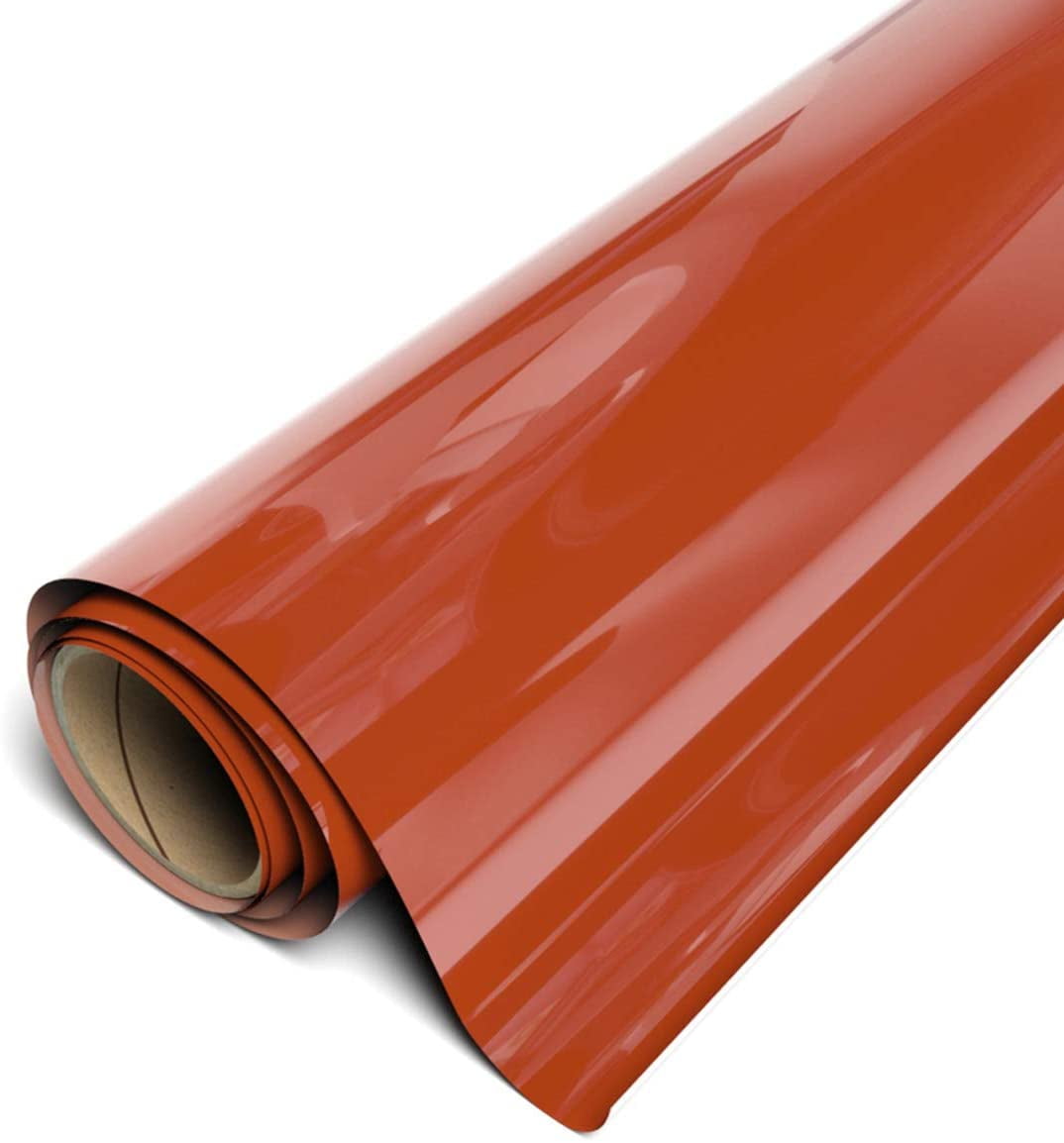  HTVRONT Red HTV Heat Transfer Vinyl Roll- 12 x 25ft Red HTV  Vinyl for Shirts - Easy to Cut & Weed Red Iron on Vinyl for Clothes(Red)