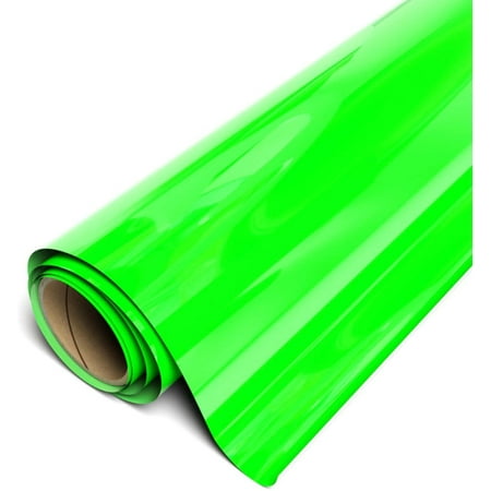 Siser EasyWeed HTV Iron On Heat Transfer Vinyl 12" x 2ft Roll - Fluorescent Green