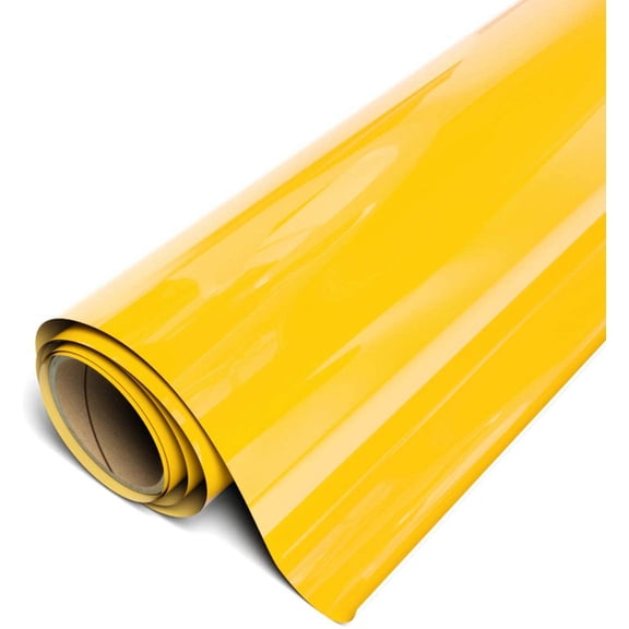 Siser EasyWeed HTV Iron On Heat Transfer Vinyl 12" x 2ft Roll - Yellow